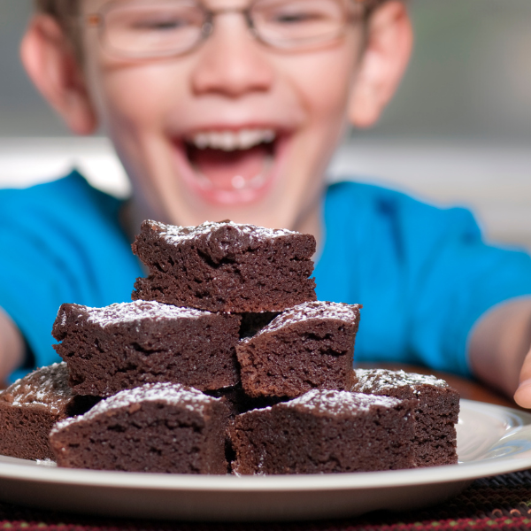 Brownies personalizados para niños