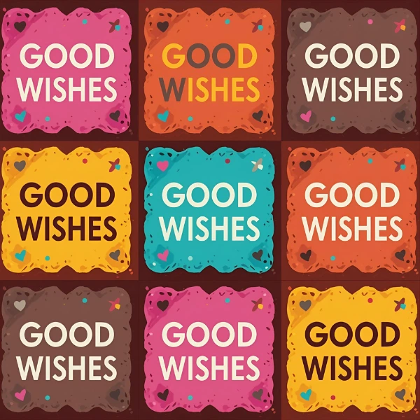 Brownies navideños para parejas con mensaje romántico