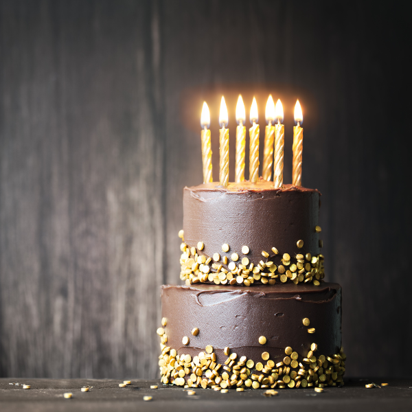 Frases de cumpleaños para escribir en un brownie