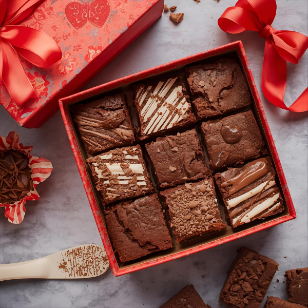 Qué regalar si alguien está enfermo o triste: brownies con alma