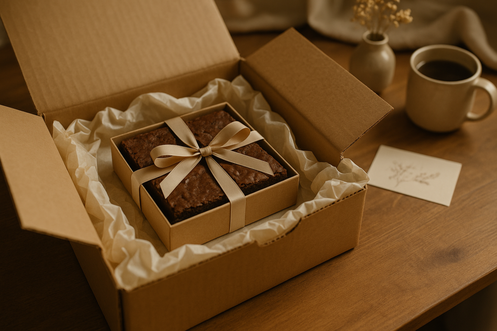 Brownies como regalo
