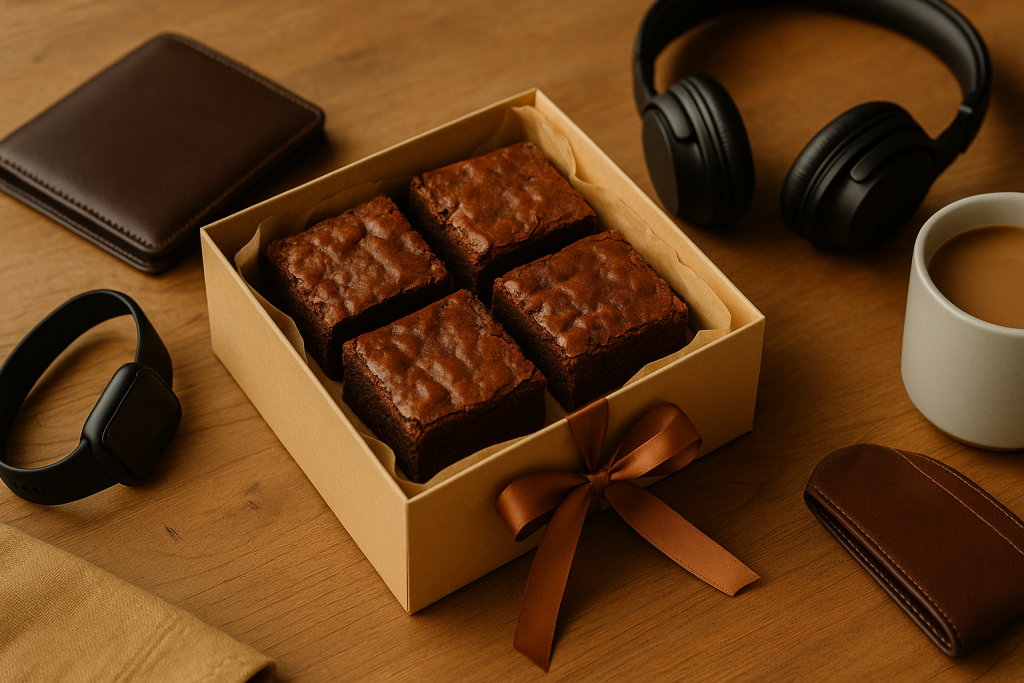 Brownies con frases graciosas para Halloween