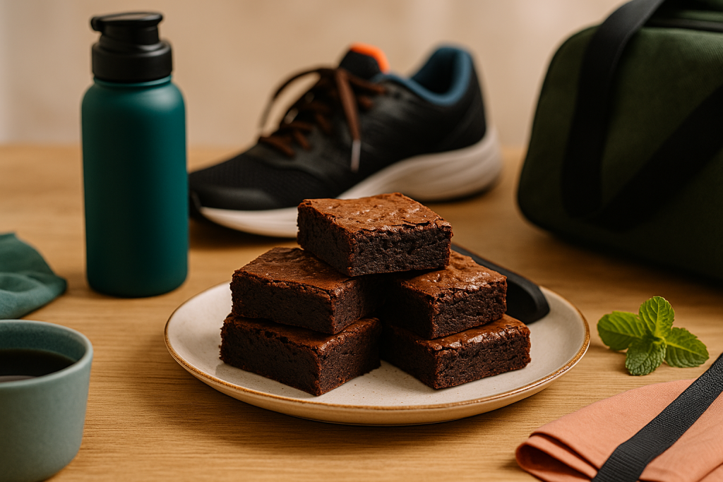 Brownies institucionales con diseรฑo sobrio para regalos