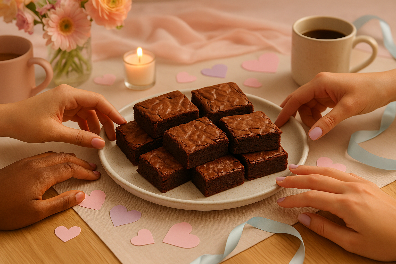 Cómo personalizar brownies con propósitos de Año Nuevo