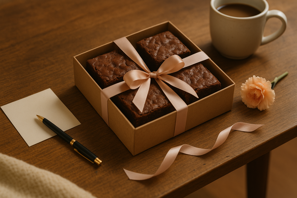 Cómo sorprender con brownies en pareja