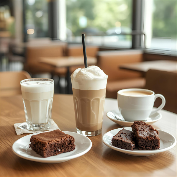¿Qué bebidas combinan mejor con brownies personalizados?