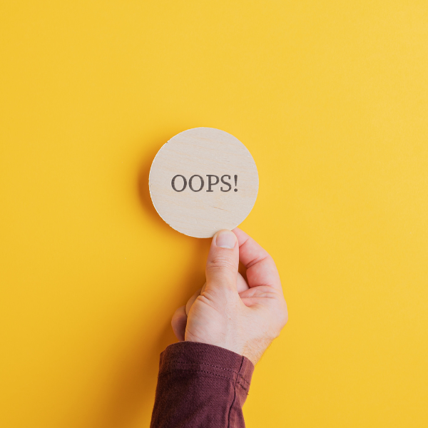 Qué regalar cuando cometiste un error