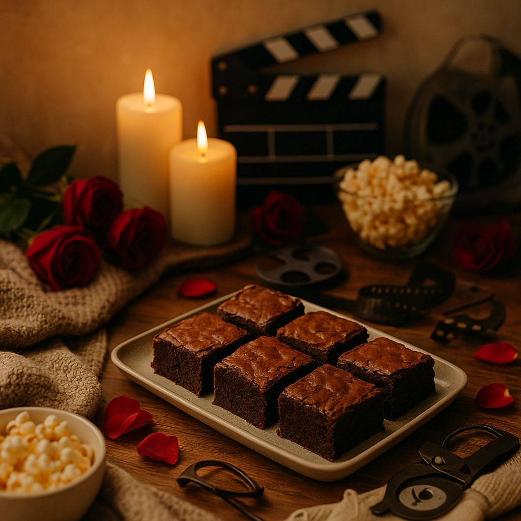 Brownies con frases de cine romántico para regalar