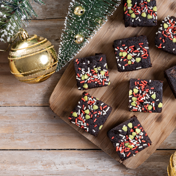 10 ideas originales de brownies para regalar en Navidad