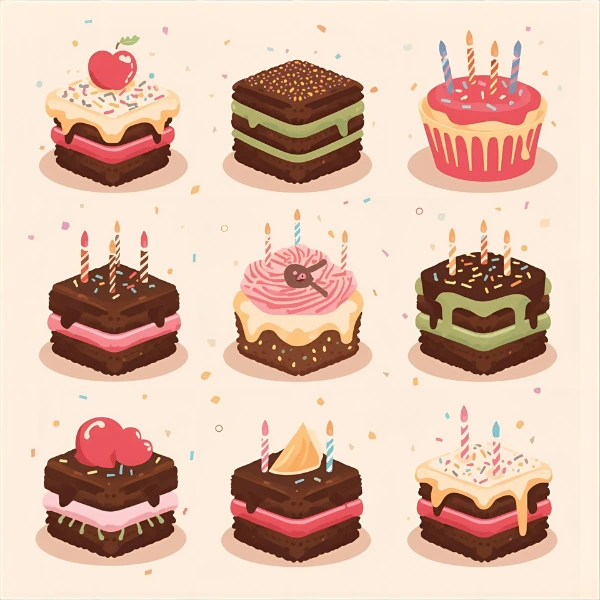 7 ideas dulces con brownies para aniversario