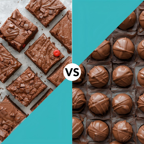 Brownies personalizados vs. bombones: ¿cuál es mejor regalo?