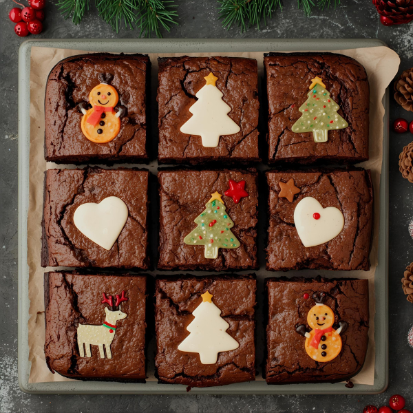 Ranking de los mejores brownies personalizados para Navidad
